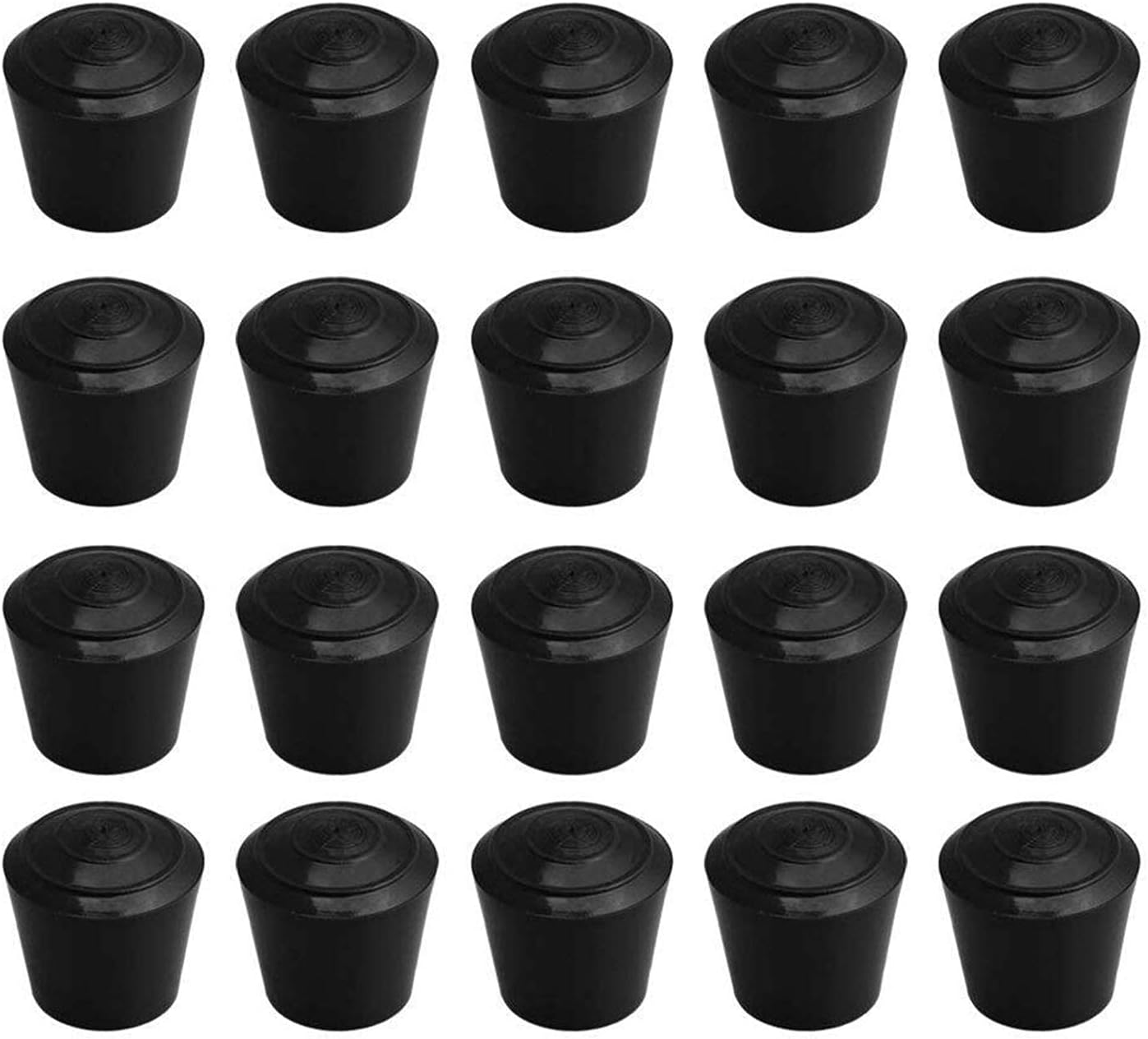 Chair Leg Floor Protectors,Chair Leg Caps 14mm 16mm 20mm 25mm Inner Diameter Black Round