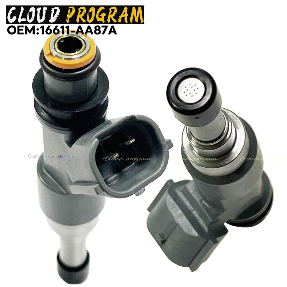 Lot de 4 injecteurs de carburant 16611-AA88A pour Subaru Outback 2,5 L H4 16611-AA87A 2015-2017
