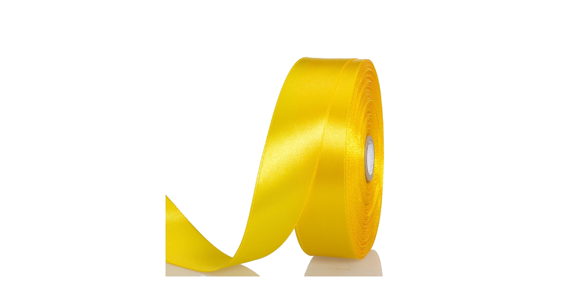 Amazon.com: YASEO 1 Inch Yellow Solid Satin Ribbon, 50 Yards Craft