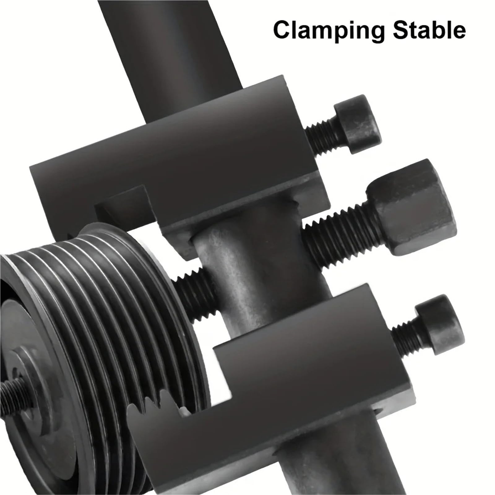 Extractor De Poleas Acanaladas For Polea De Transmisión Acanalada, Herramienta De Cigüeñal, Extractor De Cigüeñal Ajustable De 40 Mm A 165 Mm, Herramienta De Motor.