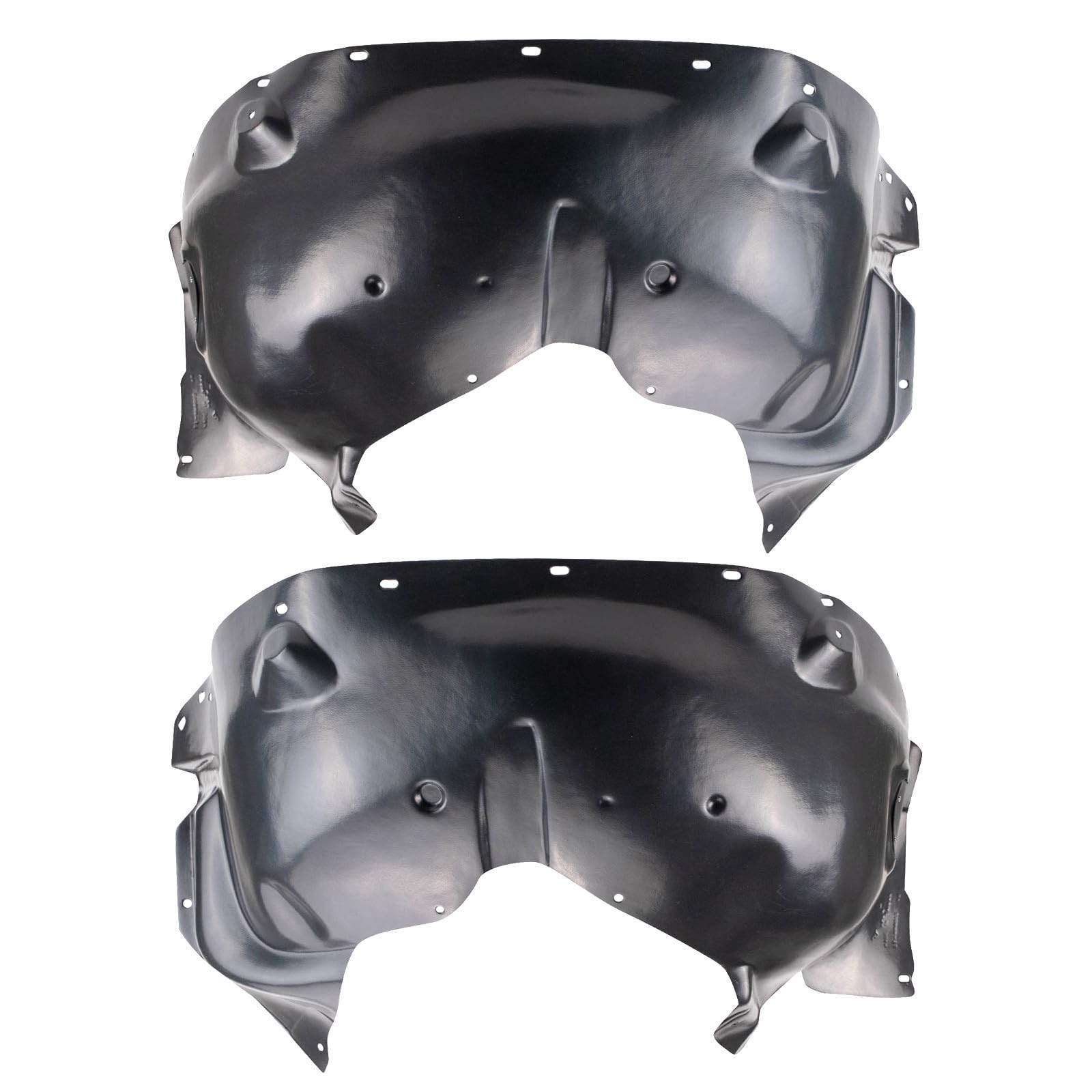 TRQ Front Inner Fender Liner Set | For 2002-2004 Jeep Liberty CH1248118 CH1249118