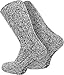 Produktbild normani 2 Paar superweiche ABS Stopper Antirutsch Norweger Socken Farbe Grau Größe 43/46