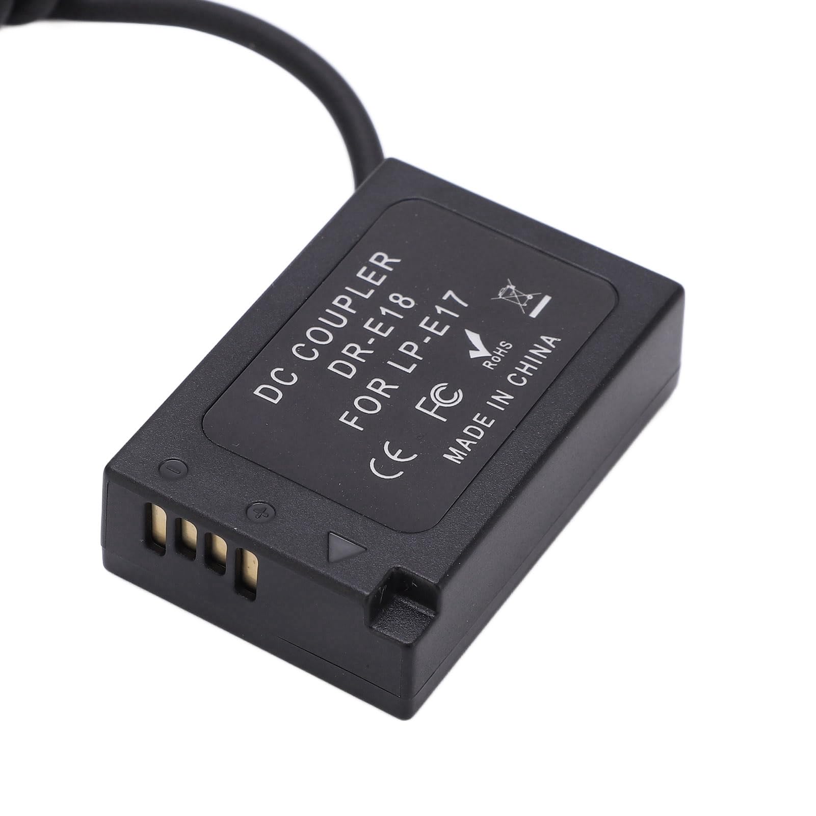 Jiawu Type C LP-E17 Full Decoding Dummy Battery DC Coupler, Bloc