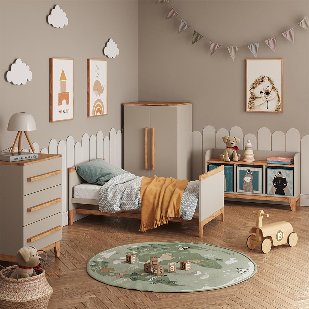 VitaliSpa Panca per bambini Malia, Cashmere/Artigianale, 107.2 x 63.8 cm, adatto come seduta e superficie d’appoggio per bambini