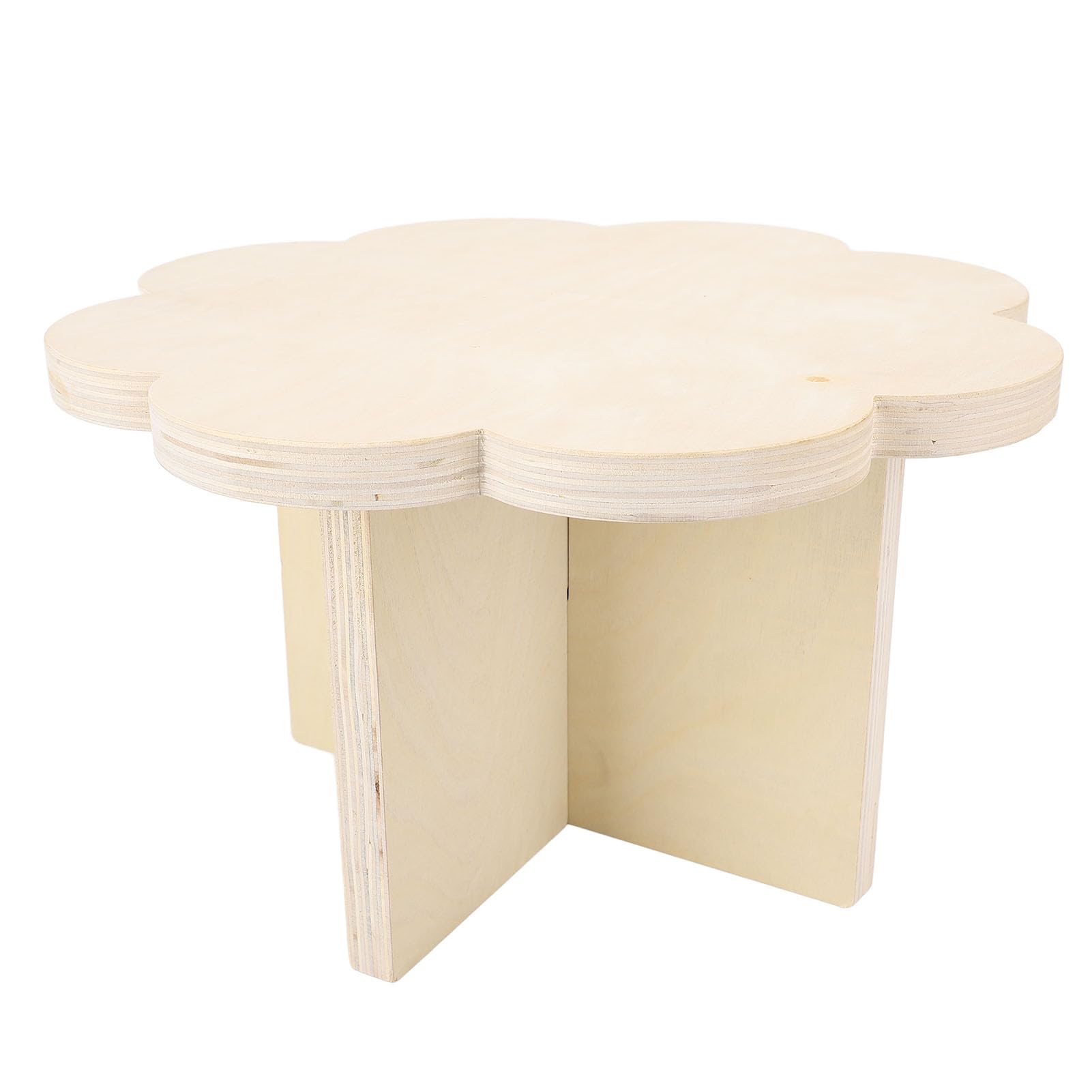 Rengue Tavolo Pieghevole a Forma di Fiore in Legno Massello Tavolo da Picnic da Campeggio Compatto e Robusto Dal Design Carino con Facile Installazione per attività All'aperto