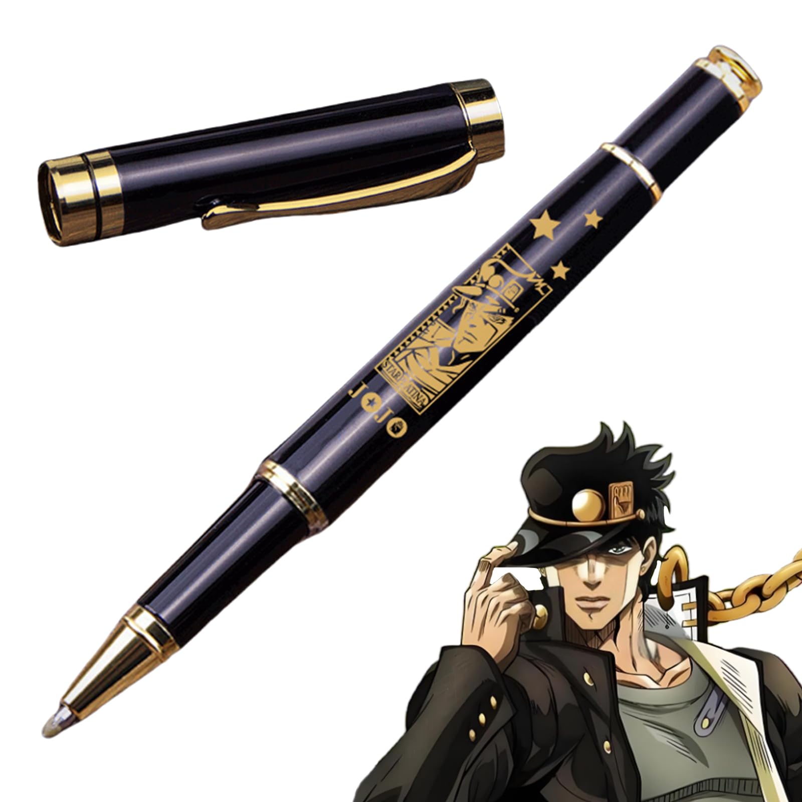 Amazon.co.jp: [HAOJEE]万年筆 ペン ボールペンジョジョの奇妙な冒険 