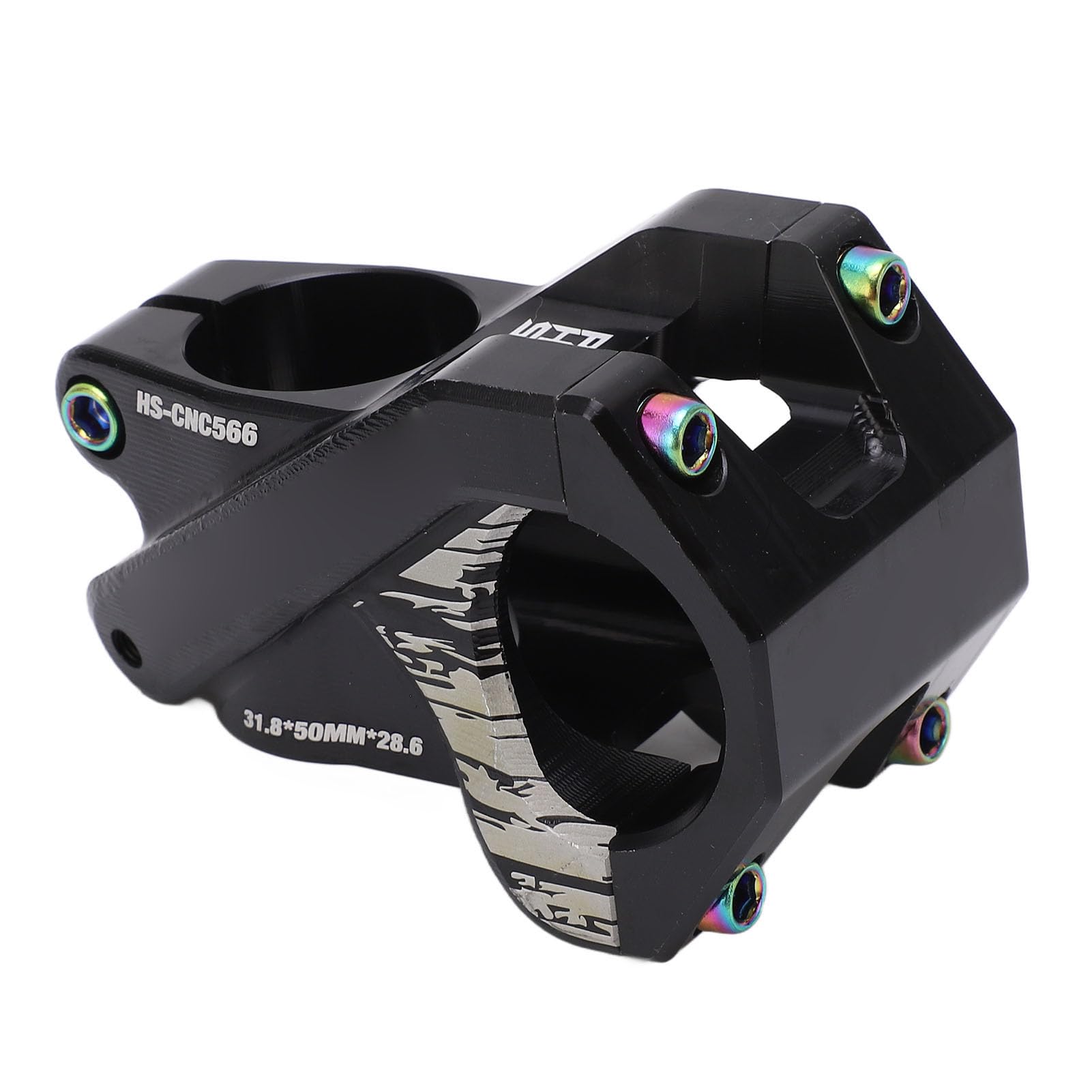 Kierownica rowerowa STEM lekki moment wydrążony otwór rzeźbiony design akcesoria do kierownicy roweru górskiego rower szosowy stop aluminium 50 mm 31,8 mm 28,6 mm 40 mm 0 °