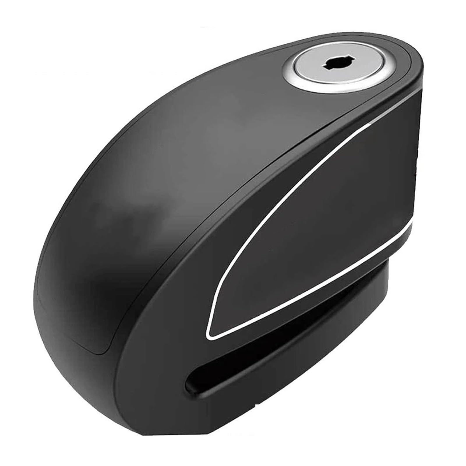 Bloccadisco Moto Blocco allarme impermeabile per moto, auto con freno a disco controllabile intelligente Blocco manubrio(DX26 Black)