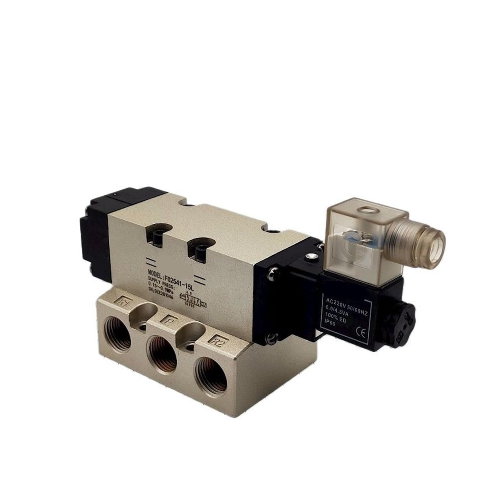 Électrovanne FG2581-25L AC220V pour régulation de débit de fluide industriel
