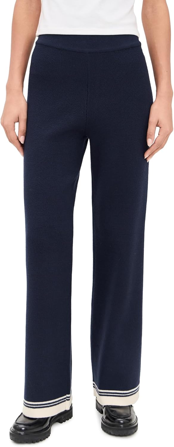 English Factory Women's Contrast Stripe Detail Pants