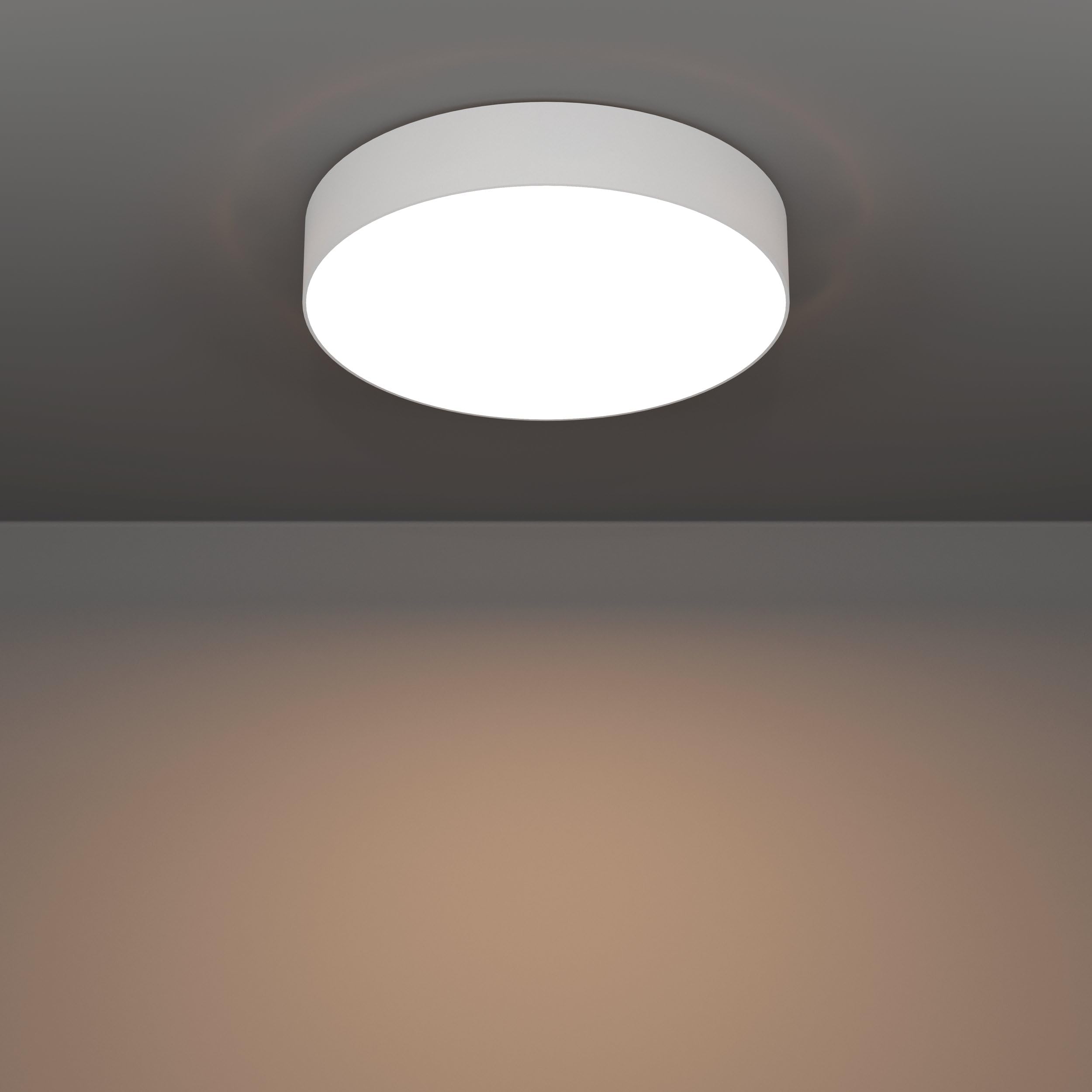 EGLO connect.z Smart-Home LED Deckenleuchte Gallizzi-Z, Ø 39 cm | ZigBee Deckenlampe, Matter, App und Sprachsteuerung Alexa, warmweiß-kaltweiß, RGB, dimmbar, Lampe Decke weiß