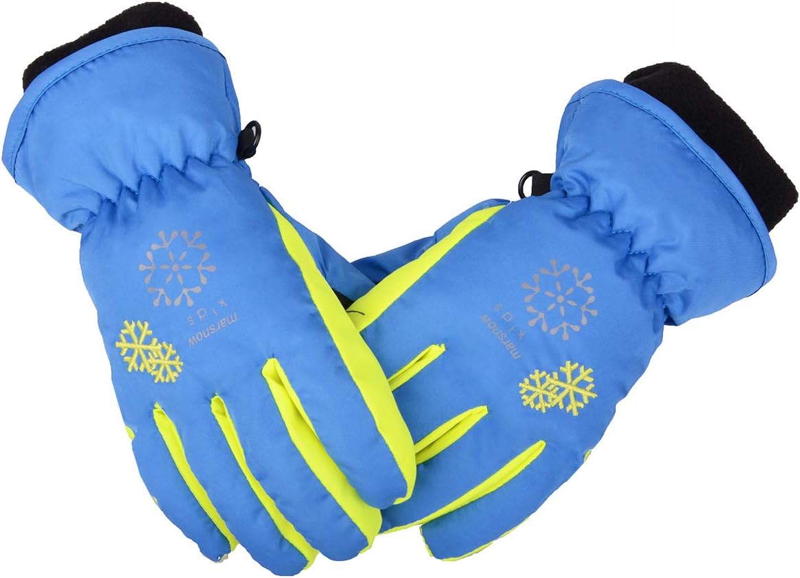 JEELAD Kids Snow Gloves Winter Ski Gloves Children Snowboard Gloves for Boys Girls Winter Snow Gloves