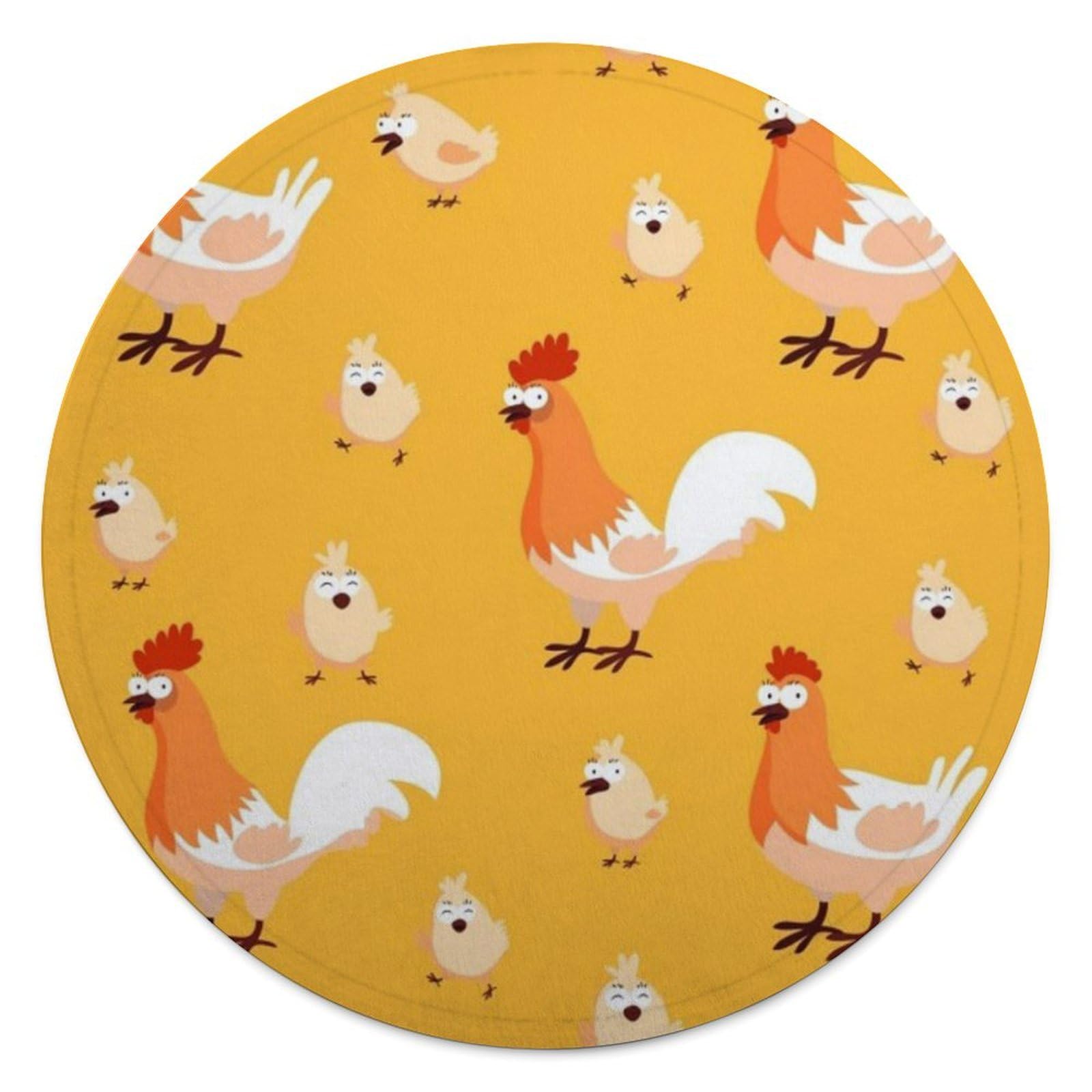 Couverture polaire ronde poussin flanelle canapé bureau