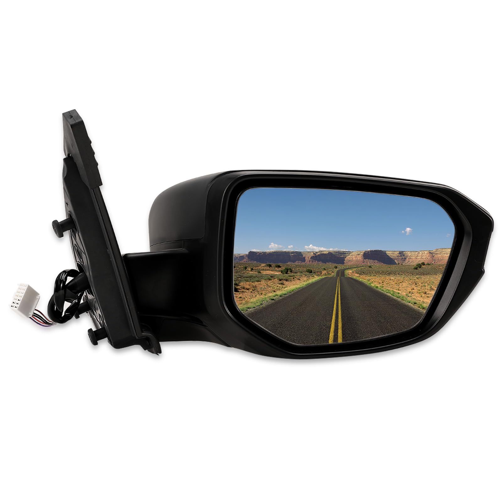 LOIYLLEN Right Passenger Side Rear View Mirror Replacement for Honda Civic 2016 2017 2018 2019 2020 - Rearview Mirrors with 5Pins, Electric Adjustment and Heating. （OEM#: 76208-TES-H11）