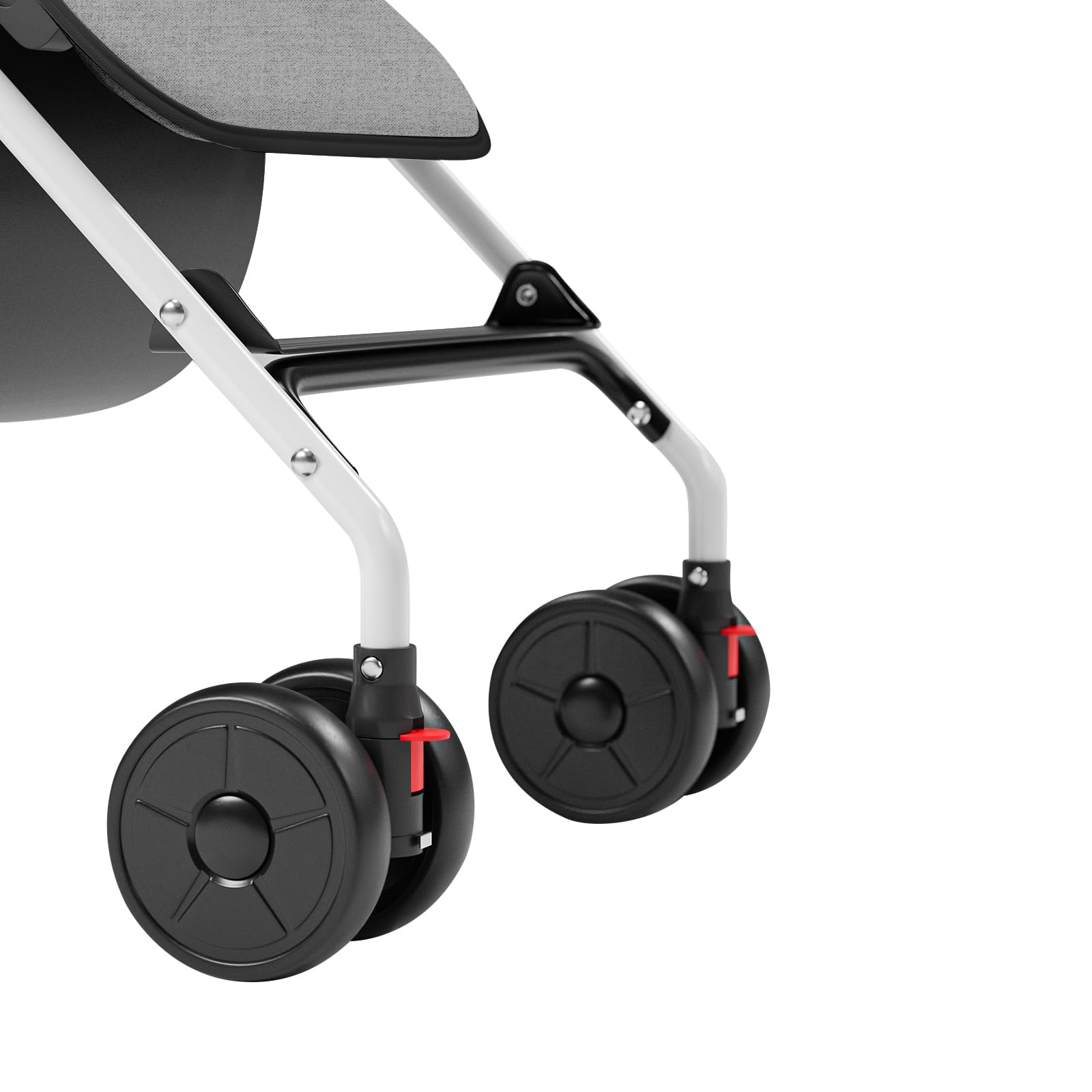 Passeggino con barra di passeggio, posizione allungata, ultraleggero, zanzariera, pieghevole, impermeabile, fino a 25 kg, regolabile, imbracatura a 5 punti, passeggino da viaggio portatile e leggero