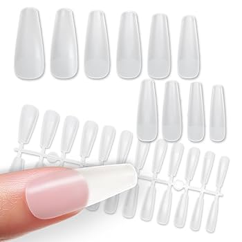 ロングバレリーナ Amazon | ネイルチップ 【ロングバレリーナ】 240枚 10サイズ