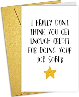 Funny Boss's Day Card for Men Women, Humorous Boss's Day Gift for Boss, Boss's Birthday Card, Retirement Card for Boss Coworkers