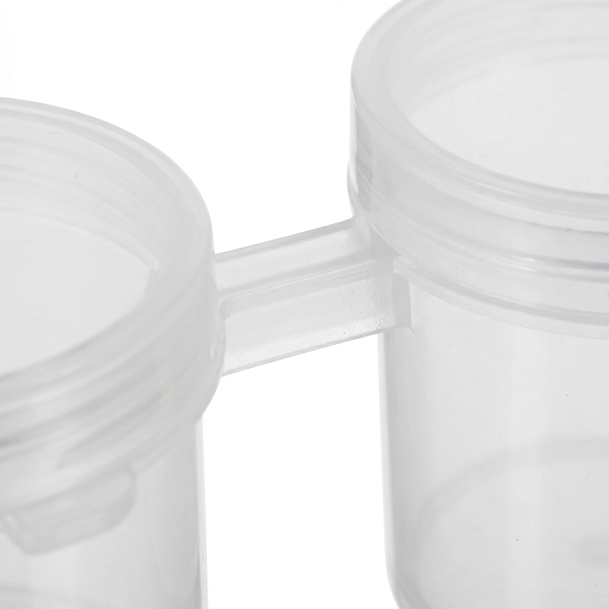 Lot de 20 mini pots de peinture : mini-récipients de rangement pour peinture - Récipients de rangement portables vides de 15 ml - Petits pots de pigment pour les loisirs créatifs, la en