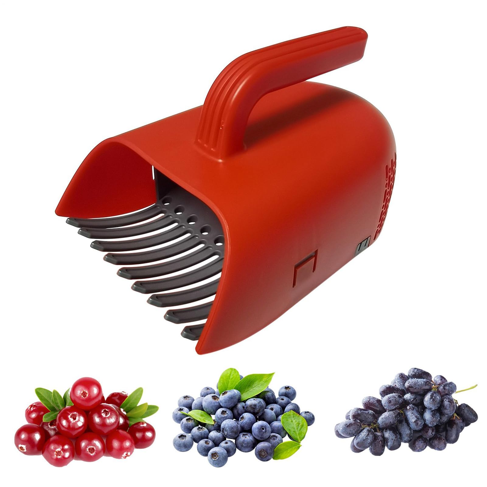 Berry Picker – Scoop Comb Tool Fruit Harvester | Handheld Container For Picking Small Fruits | Blueberry Rake Scoop Suitable For Berry Harvesting Orchard Gathering Farm Garden Use