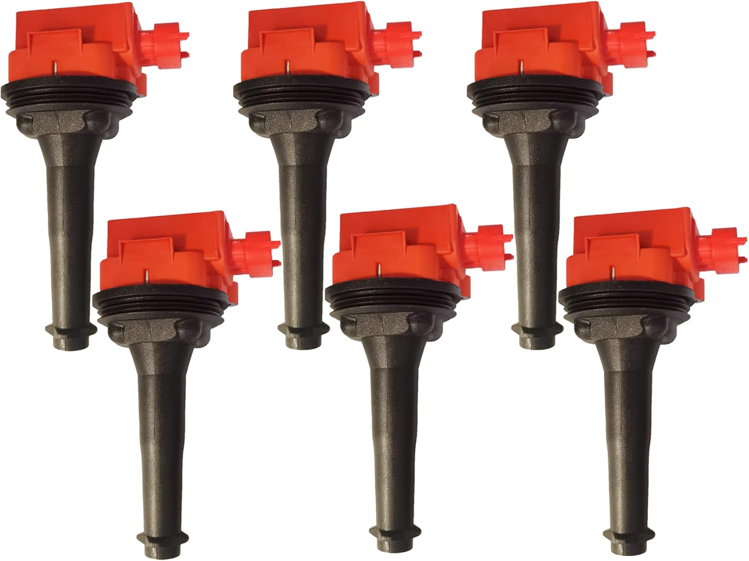 IGNITION COIL 30713416 UF341 UF-341 0221604001 C1258 SET OF 6 COMPATIBLE WITH Volvo C70 S60 S70 S80 V70 XC70 XC90 2.3 2.4 2.5 2.8 2.9 L5 L6