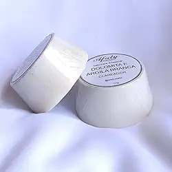 2 Sabonetes de Dolomita e Argila Branca 100g – Clareador, Pele de Porcelana | Afaty Ateliê