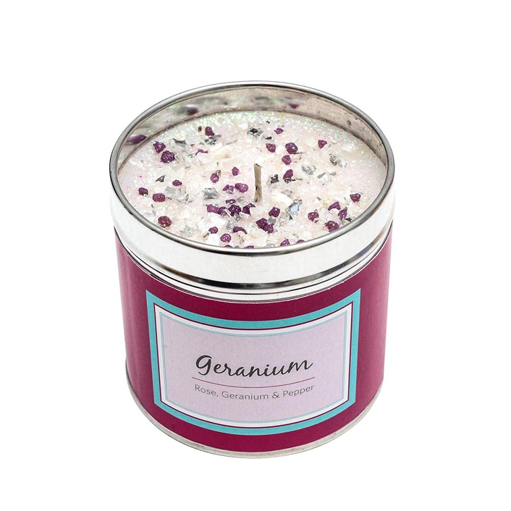 Best Kept Secrets Geranium Candle Tin
