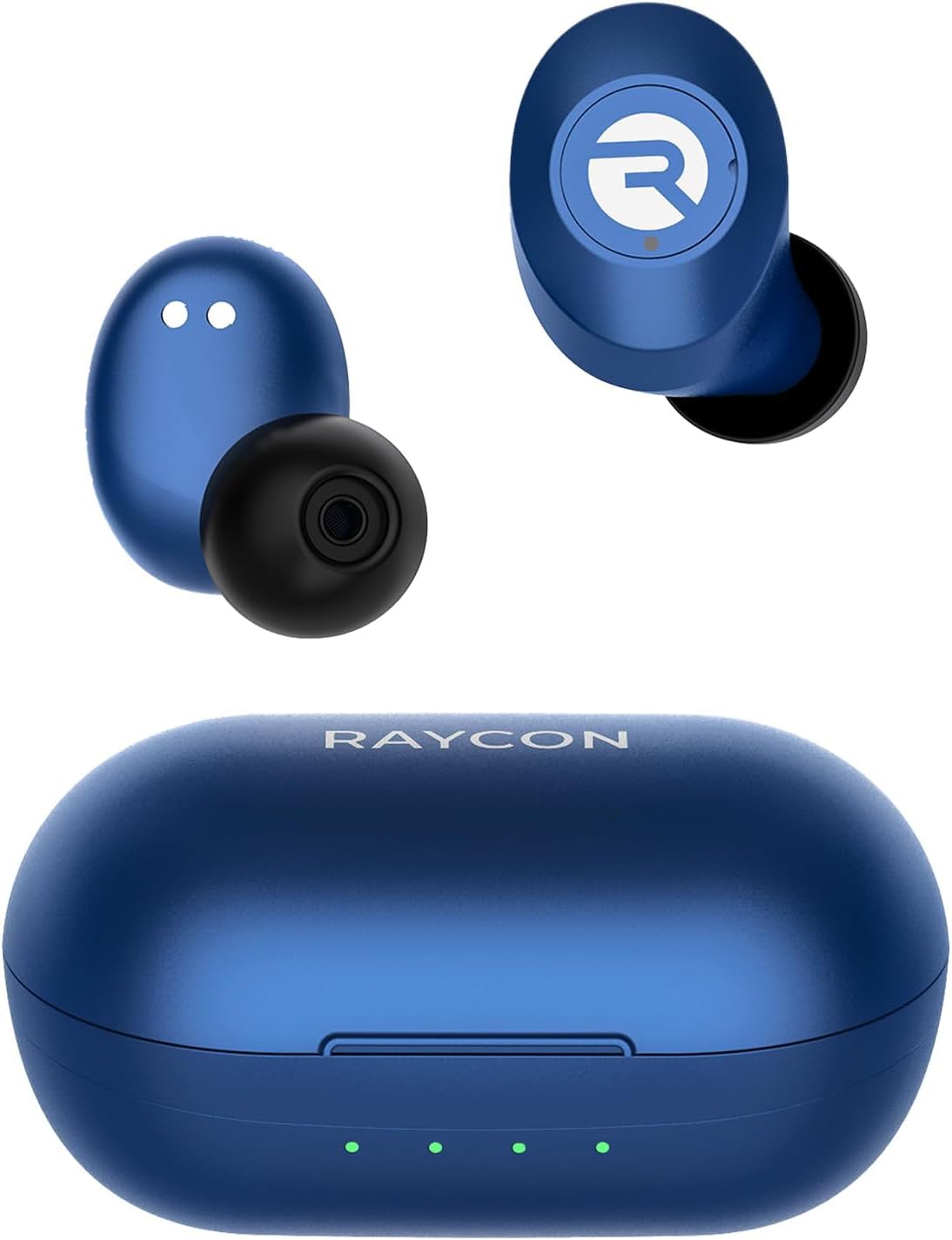 Raycon The Everyday Bluetooth Wireless Earbuds with Microphone- Stereo Sound in-Ear Bluetooth Headset True Wireless Earbuds 32 Hours Playtime (Matte Blue)