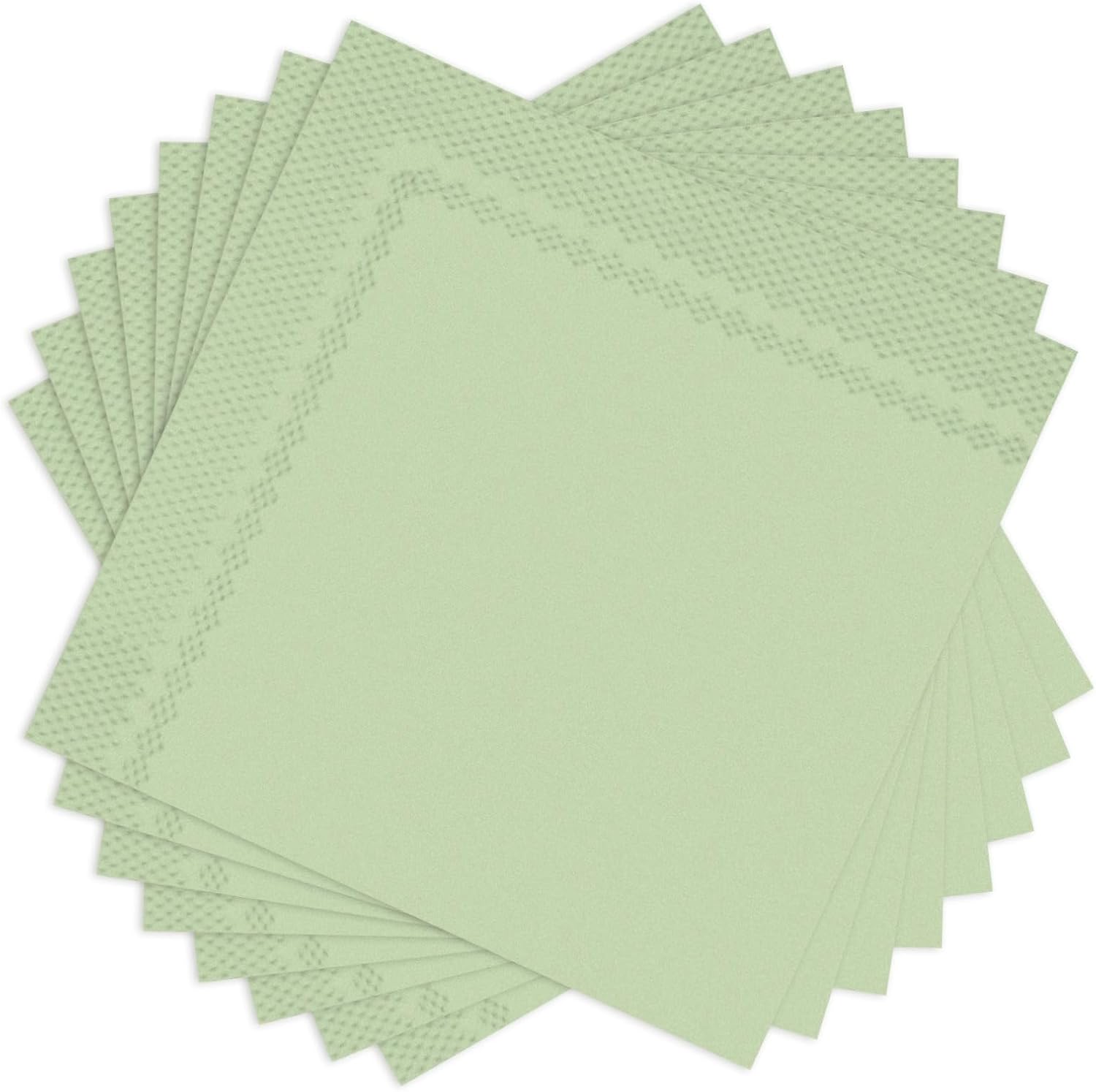 Dinner Paper Napkins, Green, 160 Pieces, 13 X 13 In, Disposable, Bathroom Guest Towels For Holiday Events, Elegant Table Decor For Wedding, Bridal Shower Or Birthday
