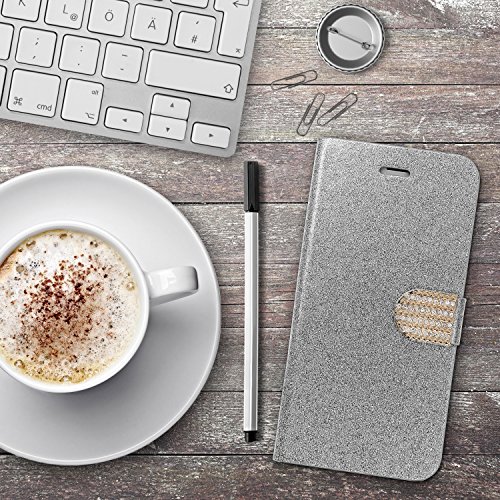 Urcover Custodia Portafoglio con Strass Apple