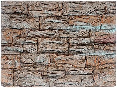 Gbell Aquarium 3D Foam Rock Reptile Stone Decor Cuttable Aquarium Background Backdrop Fish Tank Board Decor,1Pcs
