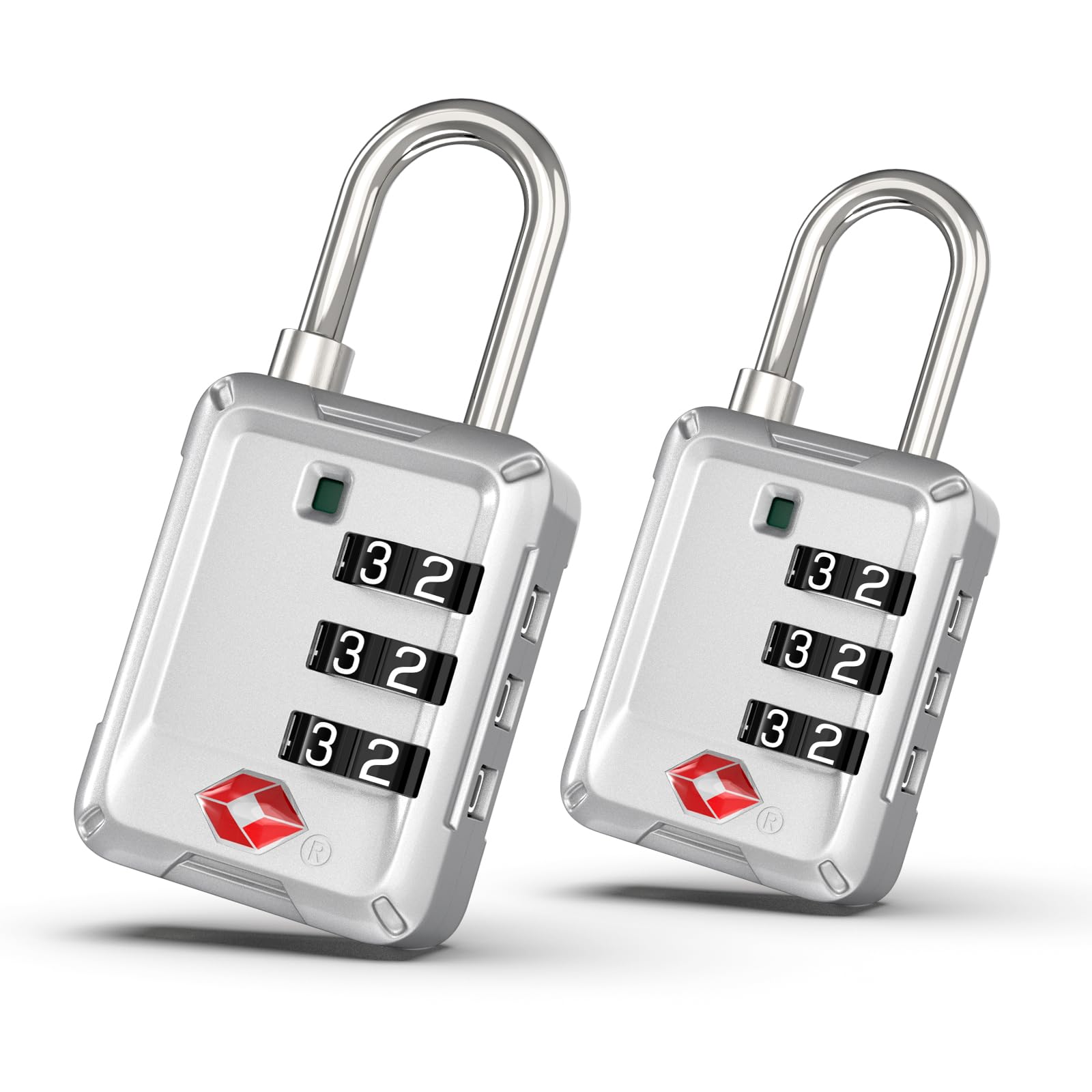 Pack Lock Luggage Lock Set 4-Pack TSA Approved Luggage Locks - 3 Digit ...