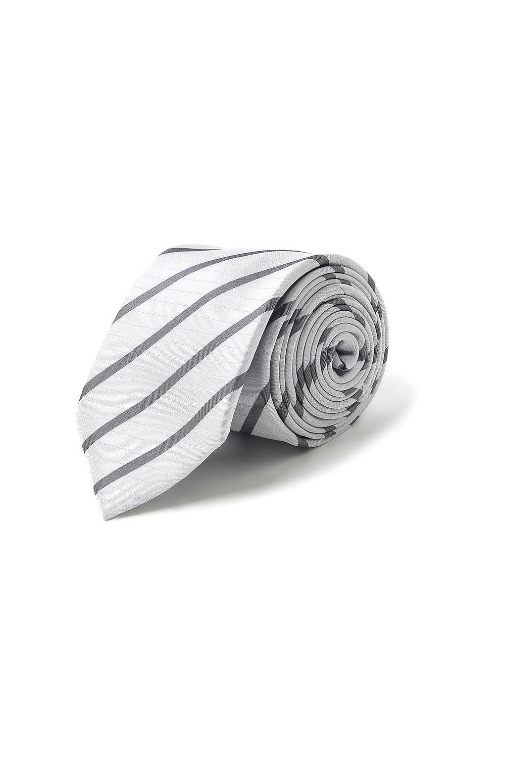 allen solly Men Grey Stripe Casual Tie-picture-42