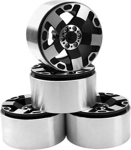 Miniatura 3 de ShareGoo - Neumáticos de goma ShareGoo de 2.2 pulgadas para terreno de barro, súper agarre, neumáticos suaves OD 5.827 in y 2.2 pulgadas, ruedas RC