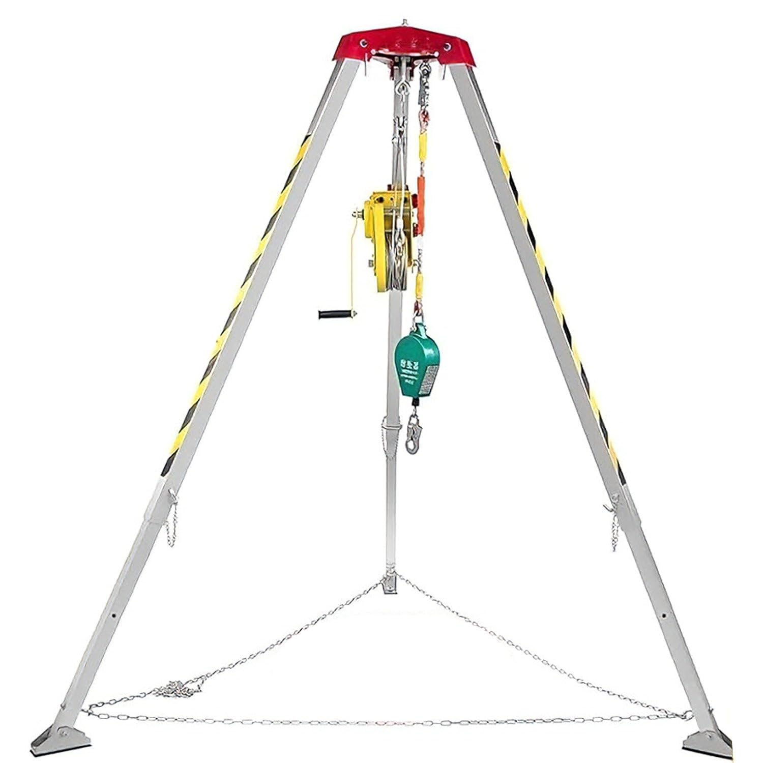 DowPie Industrial Manhole Tripod,Multi-Spec Manual Winch Tripod 1200lbs