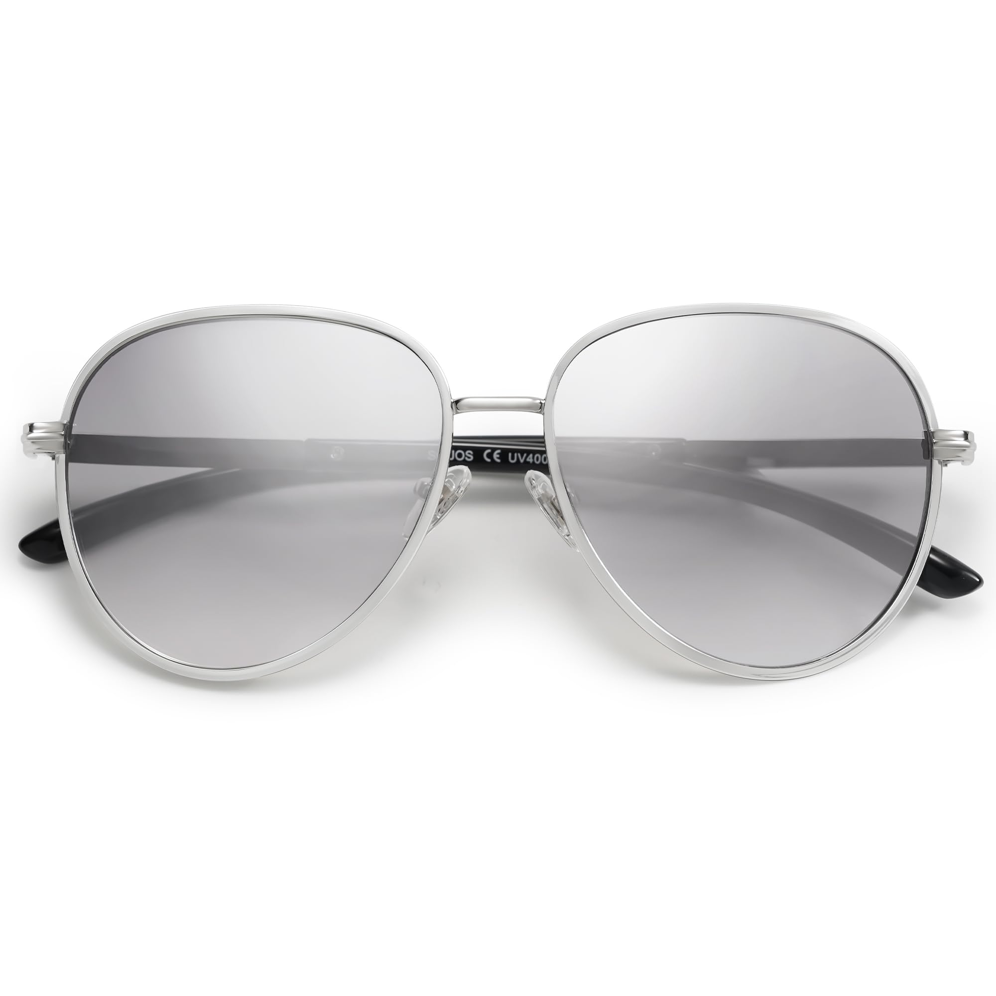 SOJOS Retro Trendy Aviator Sunglasses Women Men 90s Vintage Glasses Stylish Sunglasses SJ1216