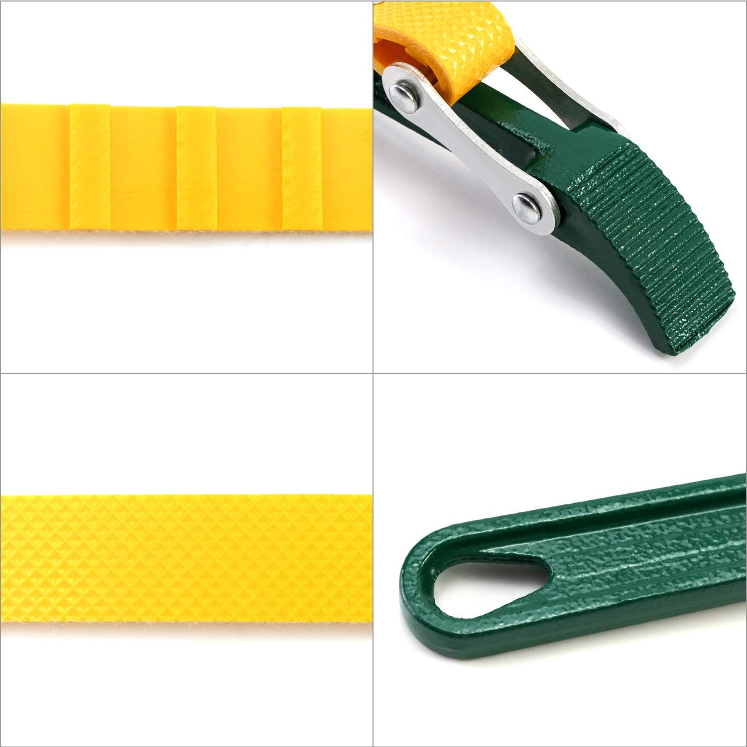 KASHTHA ENTERPRISE Belt Strap Wrench, Multi-Purpose Adjustable Strap Oil Filter Opener with 19 11/16" Capacity (9.0") 2
