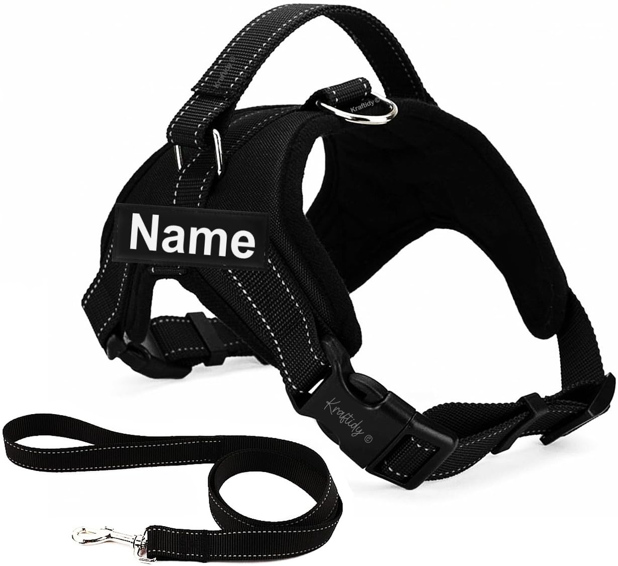 See full amazon price history chart for Kraftidy Dog Harness with Name id Customized for Dogs Small Puppy Medium & Large All Breeds Harness Reflective Adjustable Belt Vest Harness (with Dog Name) (Black) (Medium Dogs) Kraftidy Dog Harness with Name id Customized for Dogs Small Puppy Medium & Large All Breeds Harness Reflective Adjustable Belt Vest Harness (with Dog Name) (Black) (Medium Dogs) (B0CJQ8CH2P) Amazon Price History, Amazon Price Tracker