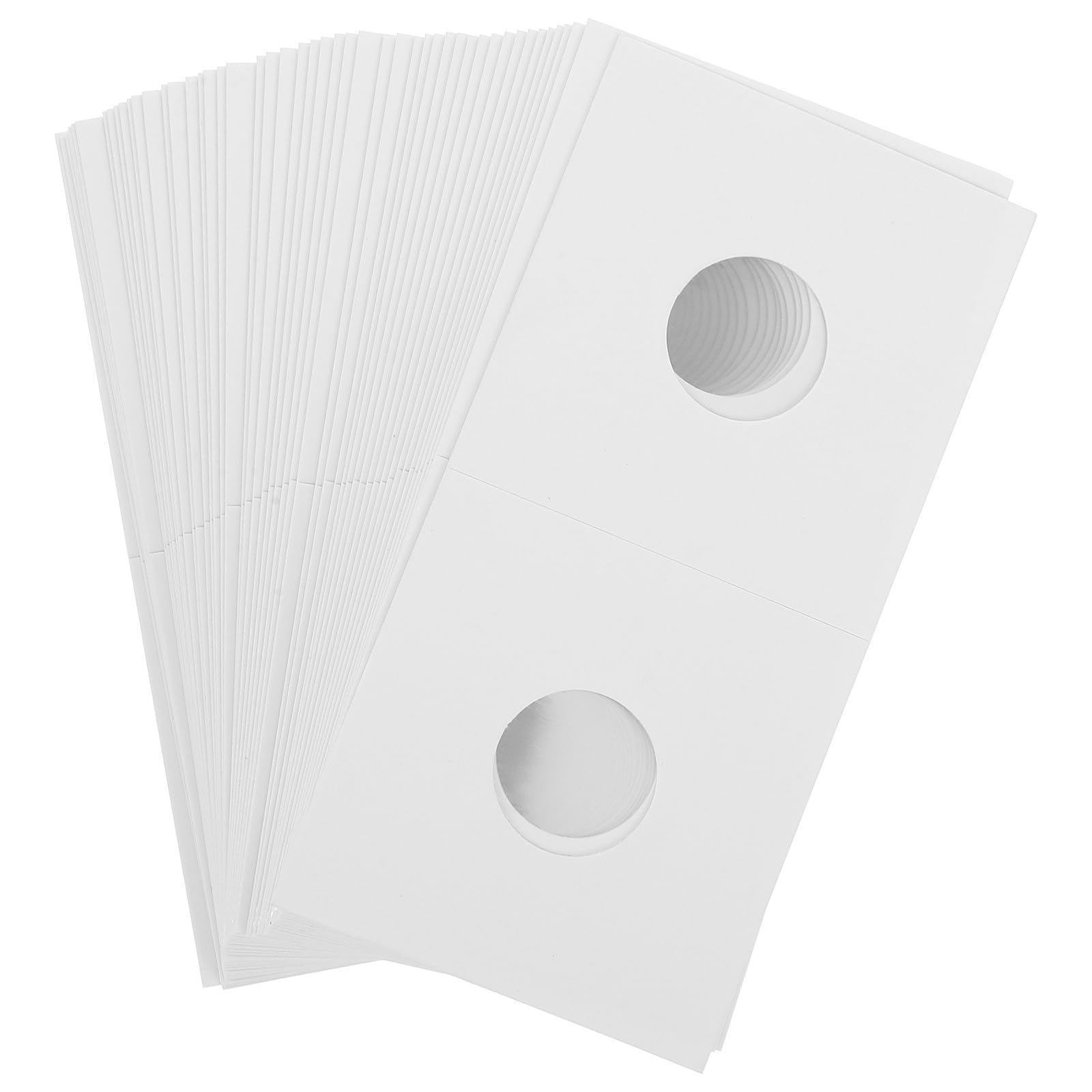 FRCOLOR Lot de 400 Protège-Pièces en Papier Transparent 175-40 MM Porte-Monnaie Clip pour Collectionneurs Organiseur Pratique pour Pièces de Monnaie Accessoire de Stockage Sécurisé