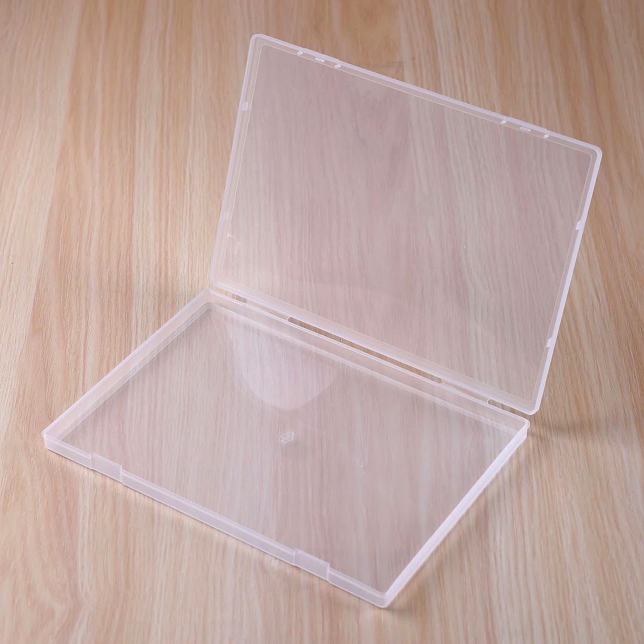 Amazon.co.jp: Paialco B5 透明プラスチック収納ボックス 7 x 10インチ