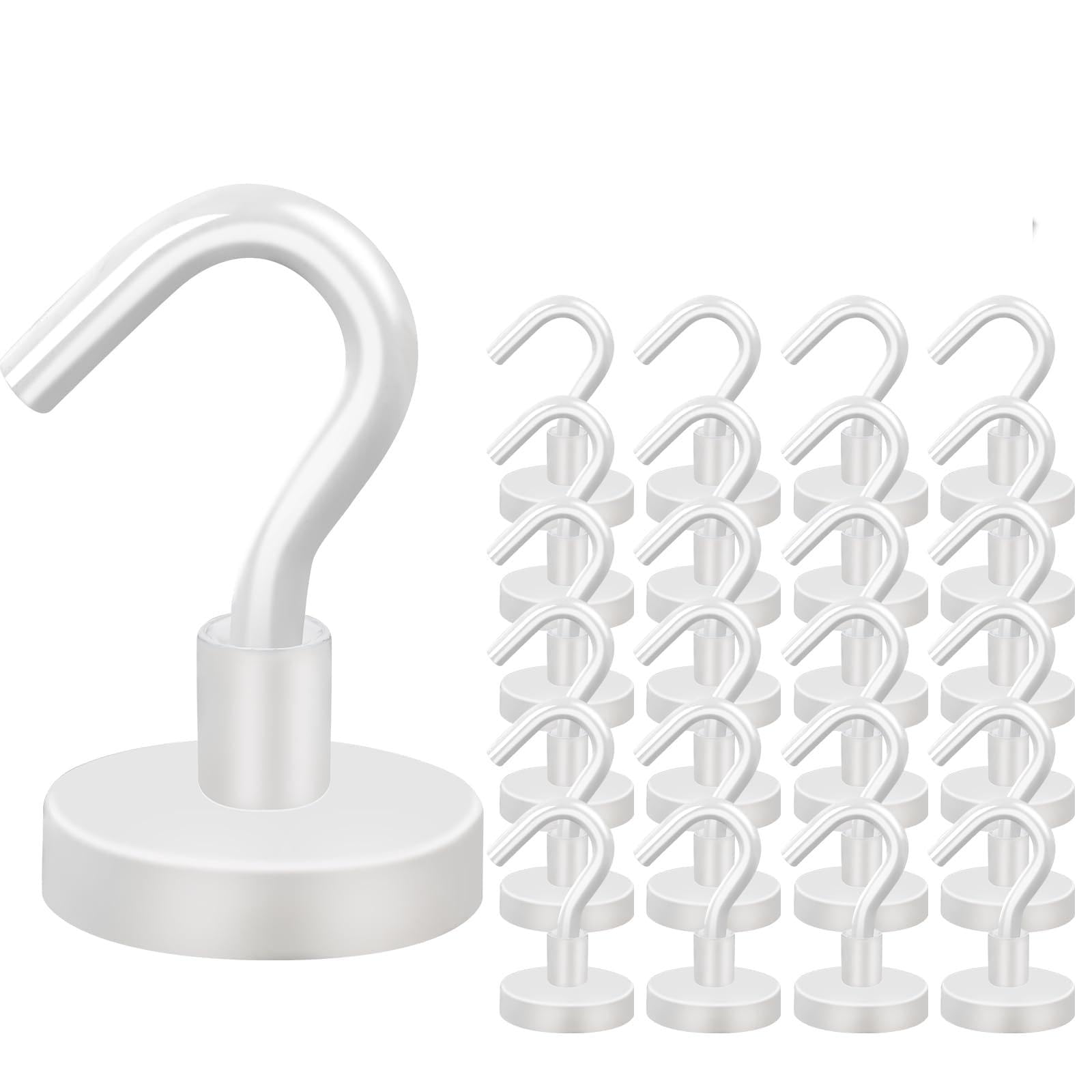 MIKEDE Magnetic Hooks, 28Pcs Cruise Essentials Strong Magnet Hook, 30LBS