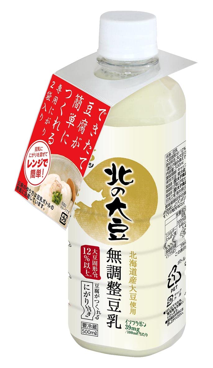 豆乳娘 Amazon.co.jp: 太子食品 北の大豆 無調整豆乳 (500g×1本 / にがり付き