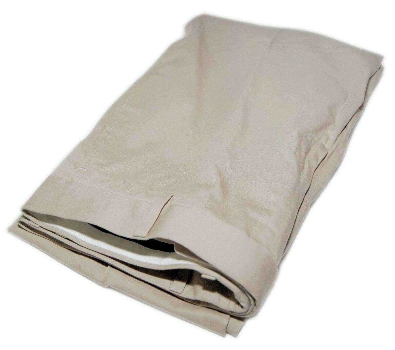 Polo Black Label Mens Flat Front Beige Brown Chino Khaki Pants Italy 40L $350
