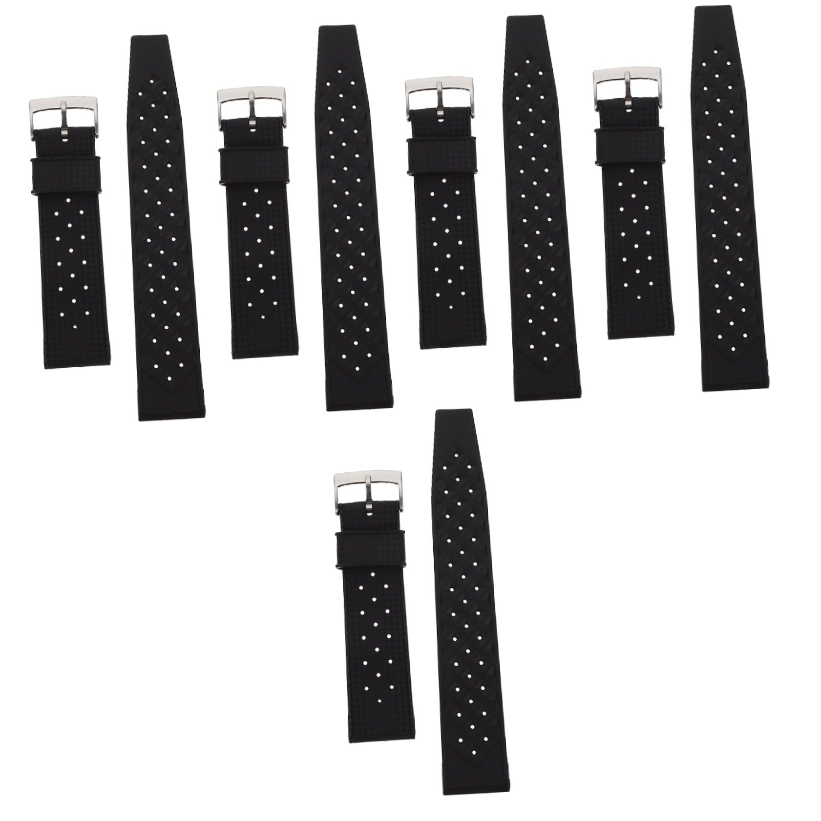 GALPADA 3 Pièces Bracelet En Silicone Respirant Décor De Sport Décor D'Été Montre D'Exercice Bracelet De Montre En Silicone Relojes Inteligentes Para Mujer Reloj Deportivo Para Mujer