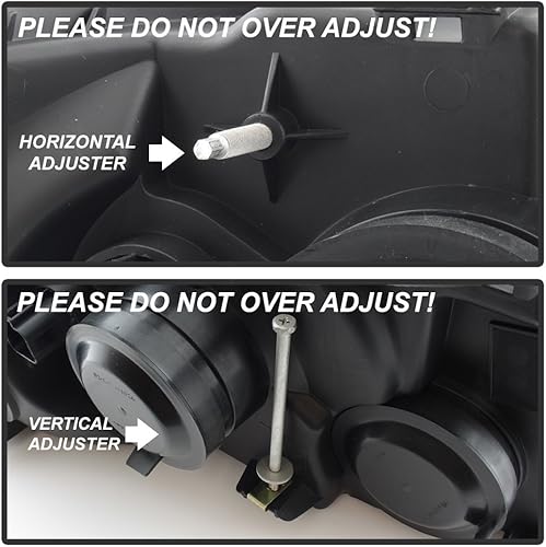 Miniatura 6 de ACANII - Repuesto para faros delanteros Ford Expedition 2003-2006 para conductor + lado del pasajero 03 04 05 06