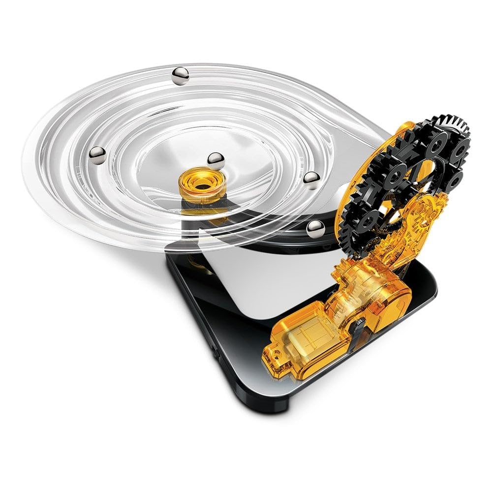 4M - KidzLabs/Electric Marble Run, Motorised Science Kit for Kids 5-12 Years, Black