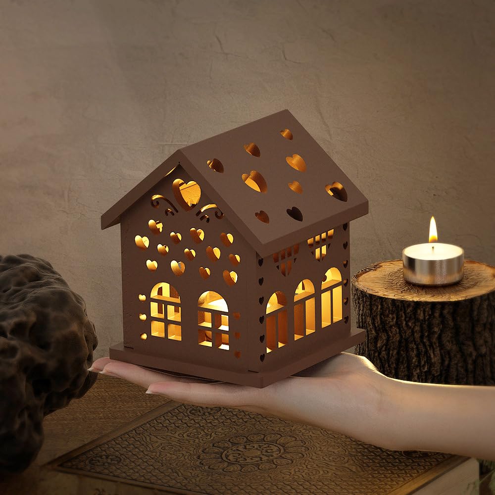 Stampo In Silicone Per Casetta Con Finestra – 19,7x19,7x1,5 Cm – Per Candele, Saponi, Gesso - 2