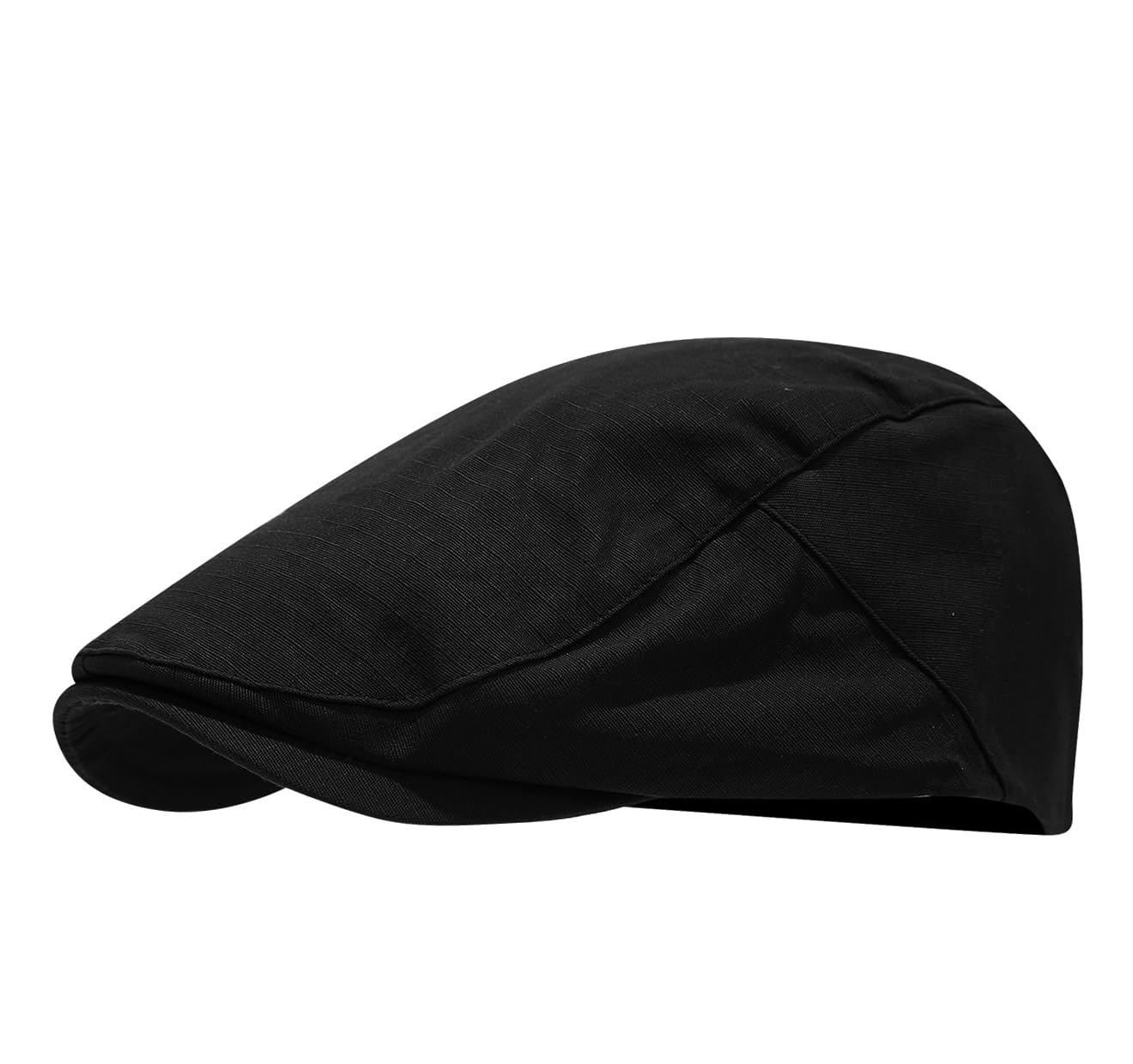 Quanhaigou Men's Cotton Flat Ivy Gatsby Newsboy Driving Hat Adjustable Irish Cabbie Ivy Driving Hunting Cap