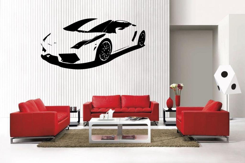 Newclew Sports Car 2 Removable Vinyl Wall Decal Home Décor Large … (Sport 2)