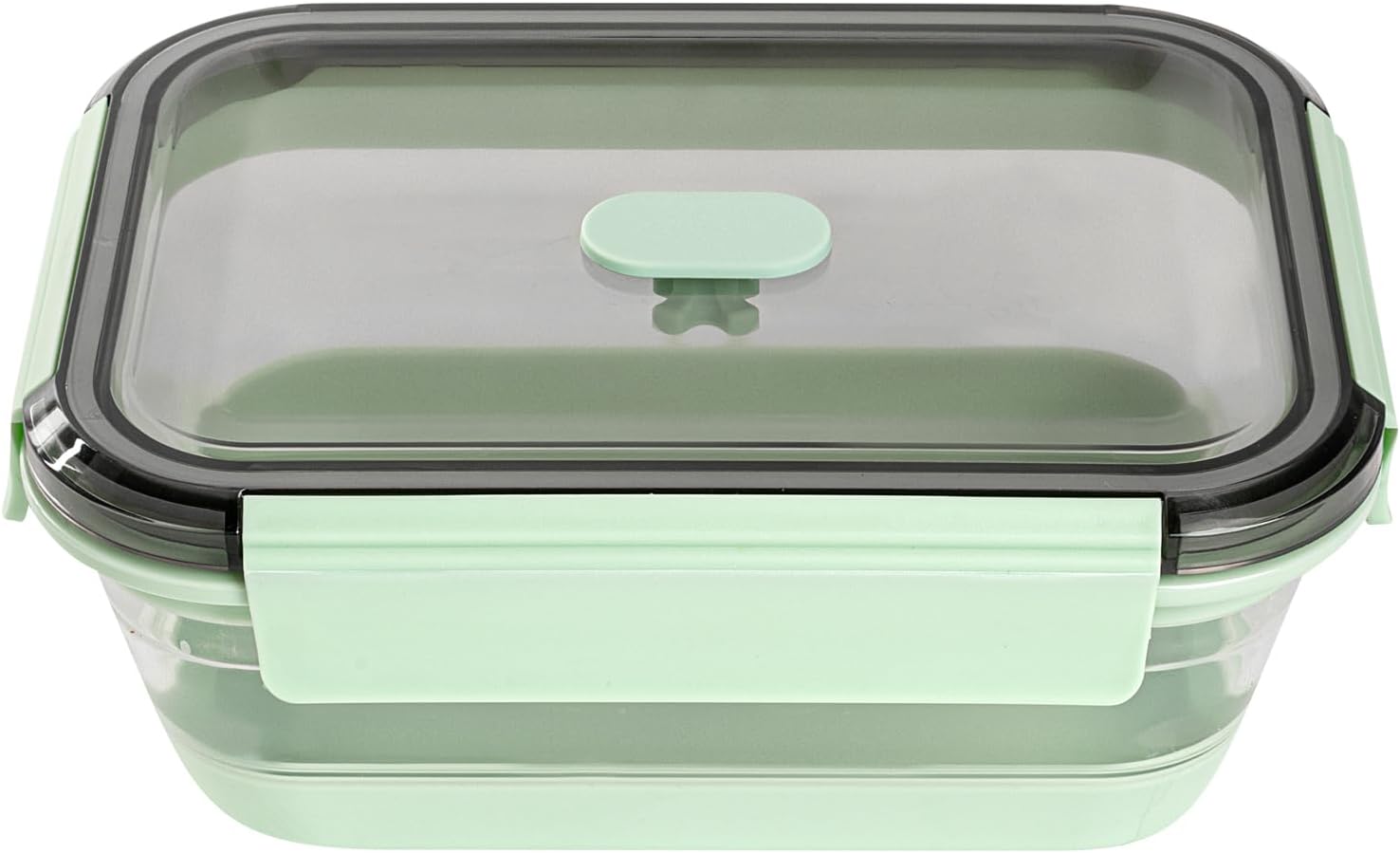 40 OZ GREEN PLASTIC AIRTIGHT FOOD STORAGE CONTAINER - WITH VENTED LID