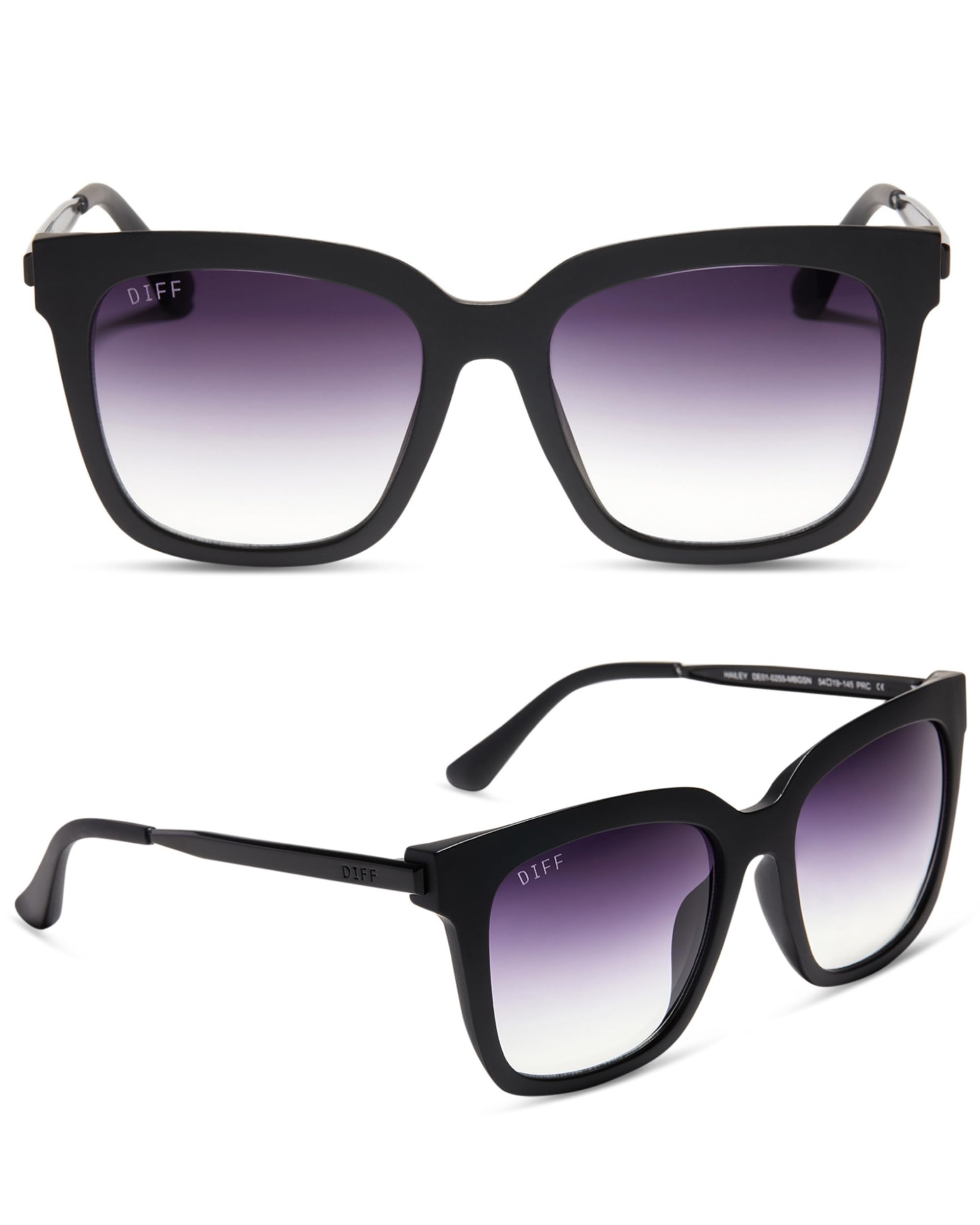 DIFF oversized lightweight square sunglasses for women, Hailey